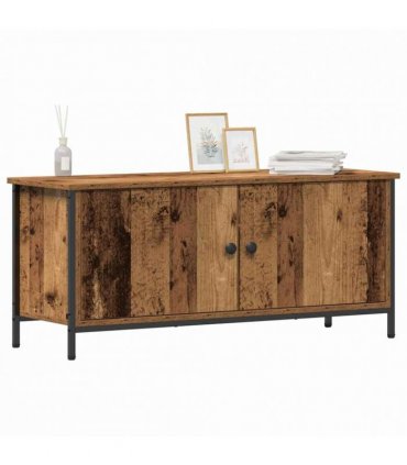 vidaXL TV Cabinet Old Wood 100 x 35 x 45 cm Engineered Wood
