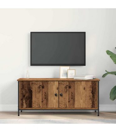 vidaXL TV Cabinet Old Wood 100 x 35 x 45 cm Engineered Wood