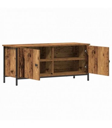 vidaXL TV Cabinet Old Wood 100 x 35 x 45 cm Engineered Wood