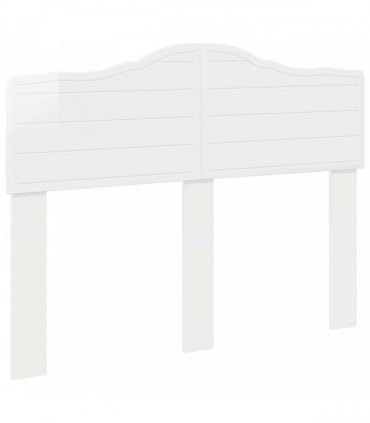 vidaXL Headboard Gloss White Engineered wood