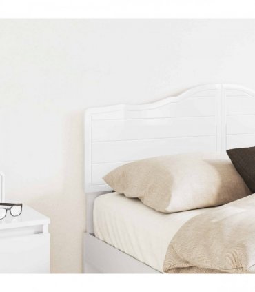 vidaXL Headboard Gloss White Engineered wood
