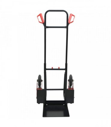 vidaXL Hand Trolley Black and Red 64.5 x 49.5 x 114 cm Steel