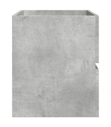 vidaXL Sink Cabinet Concrete Grey 100x38.5x45 cm Engineered Wood