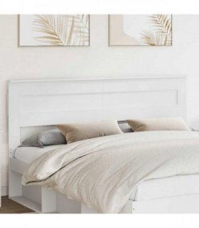 vidaXL Headboard White Engineered wood