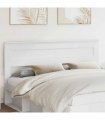 vidaXL Headboard White Engineered wood