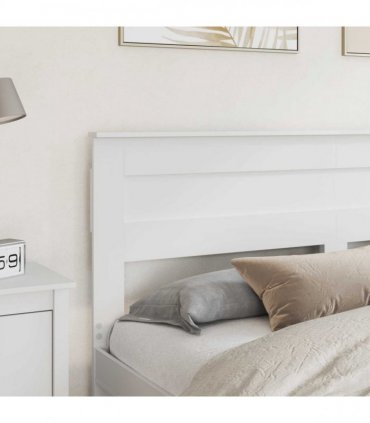 vidaXL Headboard White Engineered wood