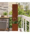 vidaXL Garden Privacy Screen Rusty 32 x 32 x 150 cm Weathering steel