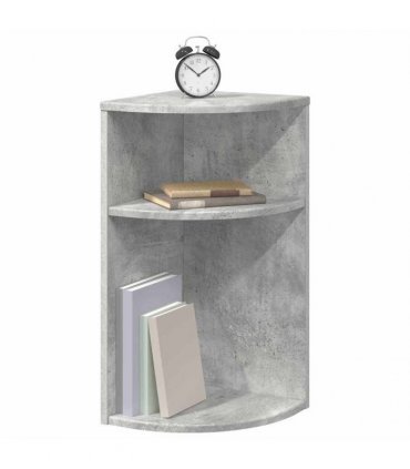 vidaXL End Table Concrete Grey 29.6 x 29.6 x 60 cm Engineered Wood