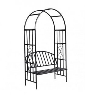 vidaXL Garden Rose Arch with Bench