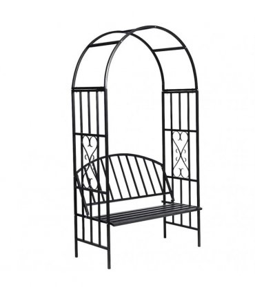 vidaXL Garden Rose Arch with Bench
