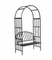 vidaXL Garden Rose Arch with Bench