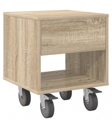 vidaXL Bedside Table 2 pcs Sonoma Oak 40.5 x 40 x 48 cm
