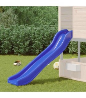 vidaXL Play Slide Blue 175x38x23 cm Polypropylene