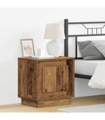 vidaXL Bedside Cabinet 2 pcs Old Wood 44 x 34.5 x 45 cm
