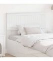 vidaXL Headboard Gloss White Engineered wood