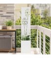 vidaXL Garden Privacy Screen White 32 x 150 cm Cold-rolled steel