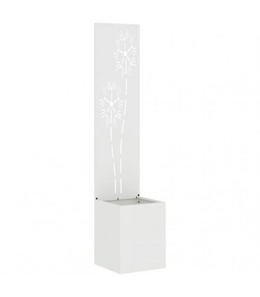vidaXL Garden Privacy Screen White 32 x 150 cm Cold-rolled steel