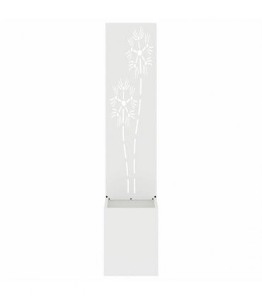 vidaXL Garden Privacy Screen White 32 x 150 cm Cold-rolled steel