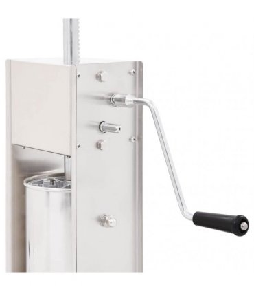 vidaXL Manual Sausage Stuffer Silver 3 L Stainless Steel