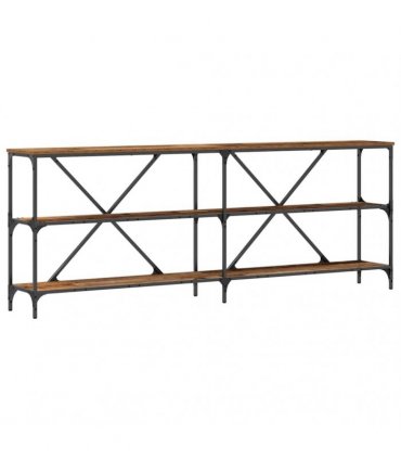 vidaXL Console Table Old Wood 200 x 30 x 75 cm Engineered Wood