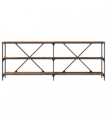 vidaXL Console Table Old Wood 200 x 30 x 75 cm Engineered Wood