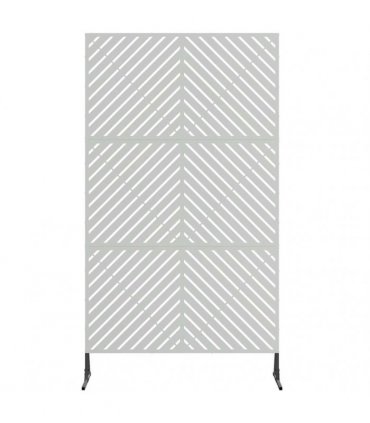 vidaXL Privacy Screen 100 x 50 x 180 cm Galvanised Steel Silver
