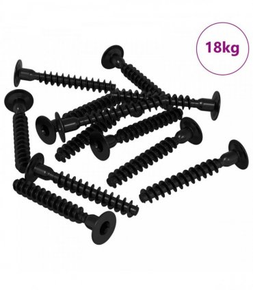 vidaXL Socket Cap Head Screw 5143 pcs Black Iron