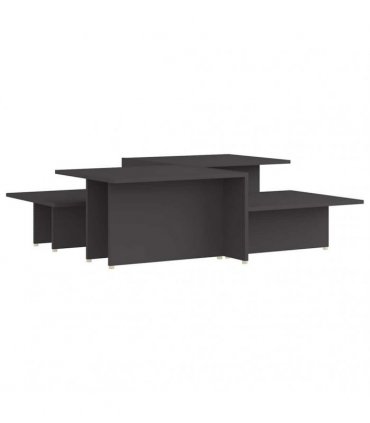 vidaXL Coffee Table | Set of 2 | Grey | Engineered wood | Medium | Coffee Table