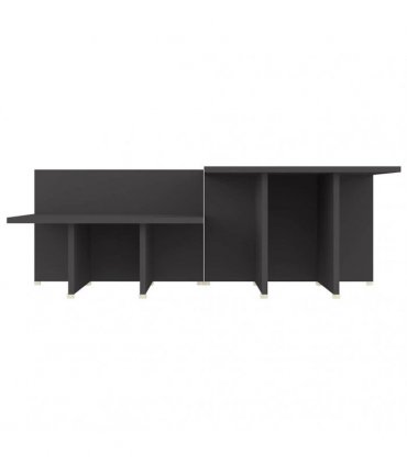 vidaXL Coffee Table | Set of 2 | Grey | Engineered wood | Medium | Coffee Table
