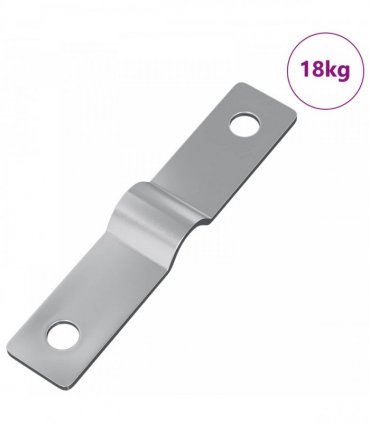 vidaXL Strike Plate 9000 pcs Silver Iron