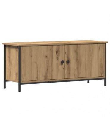 vidaXL TV Cabinet Artisan Oak 100 x 35 x 45 cm Engineered Wood