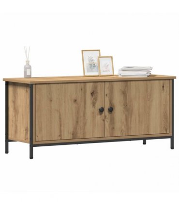 vidaXL TV Cabinet Artisan Oak 100 x 35 x 45 cm Engineered Wood