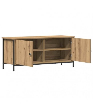 vidaXL TV Cabinet Artisan Oak 100 x 35 x 45 cm Engineered Wood