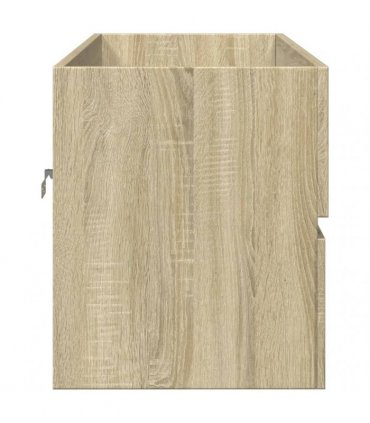 vidaXL Bathroom Sink Cabinet Sonoma Oak 100x38.5x45 cm Engineered Wood