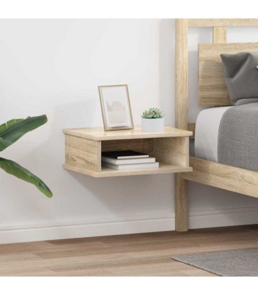 vidaXL Bedside Table 2 pcs Sonoma Oak 40 x 31 x 15 cm Engineered Wood