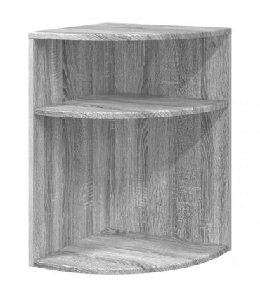 vidaXL End Table Grey Sonoma 39.7 x 39.7 x 60 cm Engineered Wood