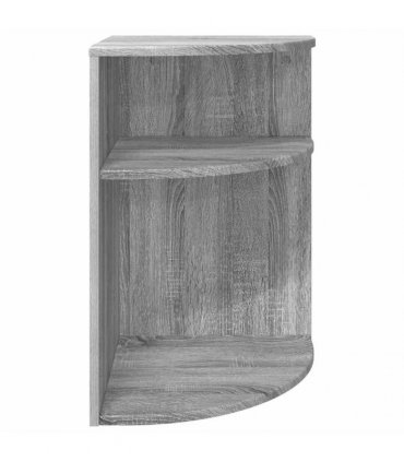 vidaXL End Table Grey Sonoma 39.7 x 39.7 x 60 cm Engineered Wood