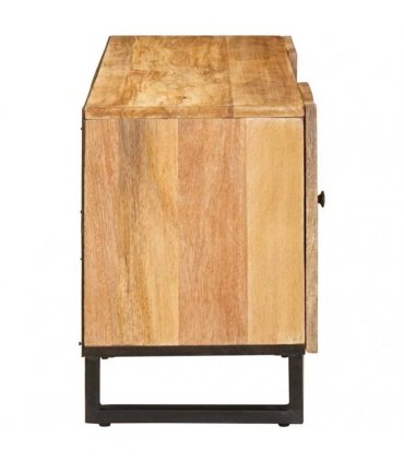 vidaXL TV Cabinet with Drawer Brown 105 x 33 x 46 cm Solid Mango Wood