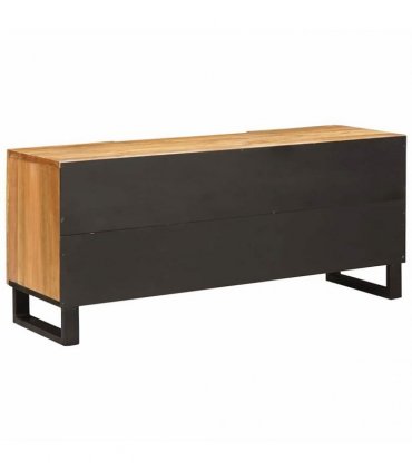 vidaXL TV Cabinet with Drawer Brown 105 x 33 x 46 cm Solid Mango Wood