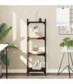 vidaXL Bookcase 4-Tier Brown Oak 40x30x120 cm Engineered Wood