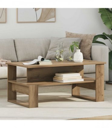 vidaXL Coffee Table Artisan Oak 90 x 50 x 40 cm Engineered Wood