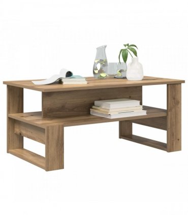 vidaXL Coffee Table Artisan Oak 90 x 50 x 40 cm Engineered Wood