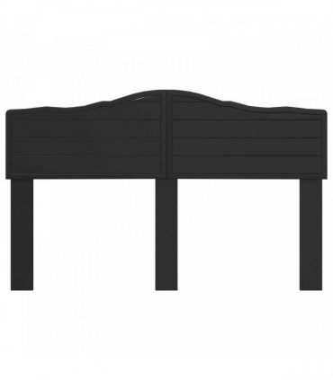vidaXL Headboard Black Oak Engineered wood