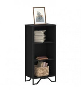 vidaXL Bookcase Black 50x31x106 cm Engineered Wood