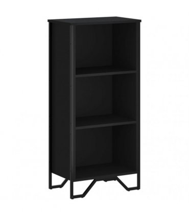vidaXL Bookcase Black 50x31x106 cm Engineered Wood