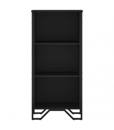 vidaXL Bookcase Black 50x31x106 cm Engineered Wood