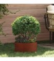 vidaXL Planter Ring 5 pcs Brown 40 x 40 x 20 cm Weathering Steel