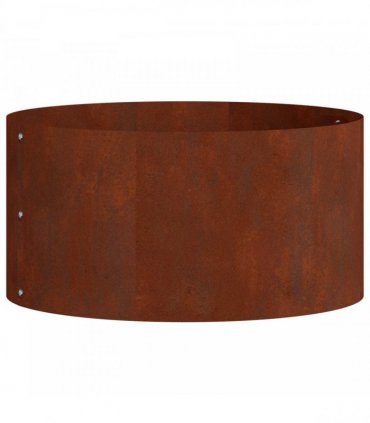 vidaXL Planter Ring 5 pcs Brown 40 x 40 x 20 cm Weathering Steel