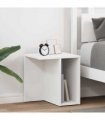 vidaXL End Table 2 pcs White 37 x 32 x 40 cm Engineered Wood