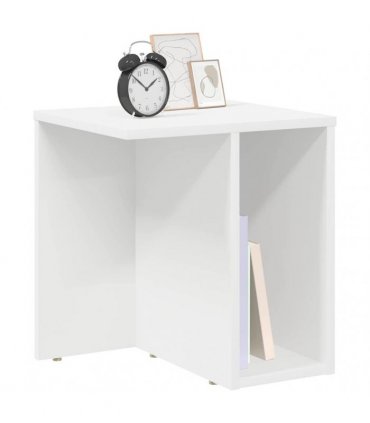 vidaXL End Table 2 pcs White 37 x 32 x 40 cm Engineered Wood